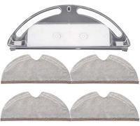INF Lot de 5 serpillères de rechange pour robot aspirateur Roborock S5 S50 S51 S55 S6 - Gris