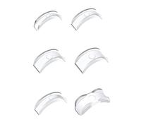 INF Lot de 6 ajusteurs de taille de bague en silicone invisibles - Réducteur de bague PC pour anneaux lâches