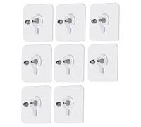 INF Lot de 8 vis de fixation murale autocollantes, vis adhésives pour suspendre les chambres, salles de bains, ustensiles de cuisine, accessoires.
