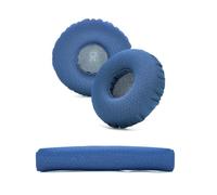 INF Lot de coussinets et bandeau de rechange compatibles avec JBL Tune 600/660/670 Series - Mousse à mémoire de forme, filet de football, 7,5 cm x 7,5 cm x 2 cm