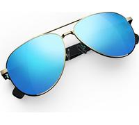 INF Lunettes de soleil Bluetooth audio intelligentes anti-lumière bleue Bleu