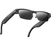 INF Lunettes intelligentes AI à monture noire : caméra HD, audio spatial, 3 pièces Le noir