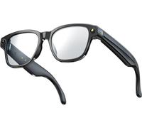 INF Lunettes intelligentes AI à monture noire : caméra HD, audio spatial, IA Transparent