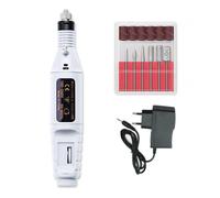 INF Machine portative de pédicure de manucure Blanc