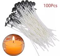 INF Mèches de bougies cirées (20 cm) 100 pièces