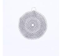 INF Mesh Scrubbing Cloth with Round Pot - Cleaning Stainless Steel 6 Inch