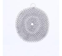 INF Mesh Scrubbing Cloth with Round Pot - Stainless Steel Cleaning 7 Inch