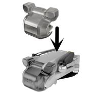 INF Mini 3 Gimbal Protector - Couverture d'objectif étanche à la poussière pour DJI Mini 3 Drone - Transparent noir