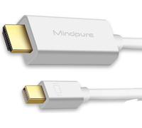 INF Mini DP to HDMI cable 1080P, PVC+cuivre sans oxygène, 3m/2m/1.5m 2m