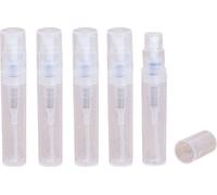 INF Mini flacon pulvérisateur de recharge pour parfum, paquet de 5 Transparent 3 ml