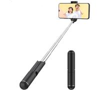 INF Mini perche à selfie sans fil Bluetooth portable WS-19001 Le noir