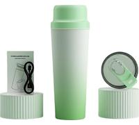 INF Mini presse-agrumes électrique portable - Acier inoxydable 304, idéal en déplacement Vert