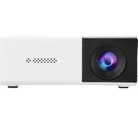 INF Mini projecteur 3D portable : Divertissement immersif où que vous soyez Noir blanc