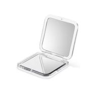 INF Miroir cosmétique grossissant 20X - Miroir de poche compact double face pliable pour voyage