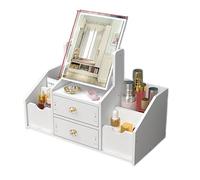 INF Miroir de maquillage avec rangement Modèle 1