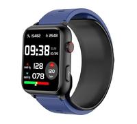 INF Montre connectée, écran 1,91 pouces, tension artérielle, fréquence cardiaque Bleu foncé