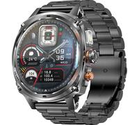 INF Montre Connectée Multifonction Noire : Suivi Santé, Sport & Notifications
