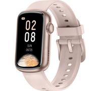 INF Montre intelligente avec cardiofréquencemètre, tensiomètre, moniteur de sommeil et podomètre Or rose