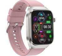 INF Montre intelligente avec ECG, fréquence cardiaque, tension artérielle, sommeil Rose