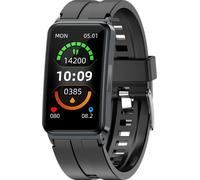 INF Montre intelligente avec ECG/HRV, fréquence cardiaque, différents modes sportifs noir