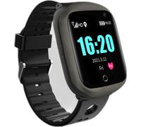 INF Montre intelligente avec fréquence cardiaque, tension artérielle,positionnement Le noir