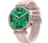 INF Montre intelligente avec moniteur de fréquence cardiaque, moniteur de sommeil Rose