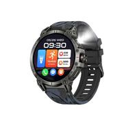INF Montre Intelligente Multifonctionnelle Écran AMOLED - Suivi Santé, Bluetooth, Étanchéité IP67 - Divers Coloris Bleu
