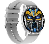 INF Montre intelligente multifonctionnelle - moniteur de fréquence cardiaque Argent