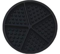 INF Moule à gaufres rond en silicone noir - l'outil de cuisson idéal