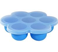 INF Moule à Pâtisserie en Silicone avec Couvercle - Idéal pour Bébé Bleu clair S
