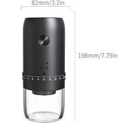 INF Moulin à café électrique A3 avec meule en céramique, rechargeable Type-C