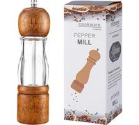 INF Moulin à Poivre Manuel en Bois Rétro 20cm, Réglage de la Grosseur
