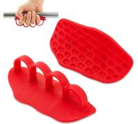 INF Nouveaux gants de musculation en silicone pour l'entraînement physique Rouge