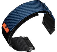 INF Nylon watch strap for Garmin Fenix 8/7X Pro/5X 6X Blue 26 mm