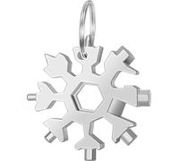 INF Outil multifonctions 18-en-1 en forme de flocon de neige Argent
