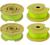 INF Pack de 4 bobines de rechange pour débroussailleuse RYOBI Vert