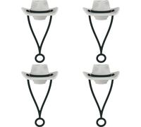 INF Pack de 4 embouts de paille en silicone, capuchons de paille réutilisables