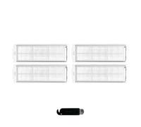 INF Pack de 4 filtres d'aspirateur pour Xiaomi Robot Vacuum Mop 2S/Mop P/Mop Pro/XMSTJQR2S/STYTJ02YM, 4 x filtres HEPA, 1 x brosse de nettoyage