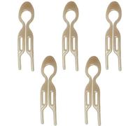 INF Pack de 5 peignes à cheveux en forme de U, pinces à cheveux pour femmes Beige