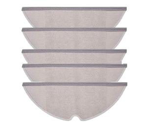 INF Pack de 5 serpillières de rechange pour aspirateur robot Mi Roborock S5/S5 Max/S50/S51/S55/S6/S6 MaxV/S6 Pure, efficaces dans les coins, les bords