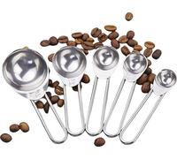 INF Pack de 5 tasses à mesurer et cuillères pour la cuisson 15/5/2,5/1,25/0,75 ml
