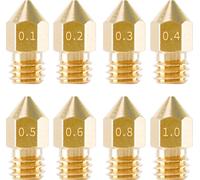 INF Pack de 8 buses d'extrudeuse pour imprimante 3D Or