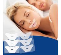 INF Pansement correcteur pour la bouche nocturne lorsque la bouche est ouverte pour respirer, Shut Up Seal, Tissu non tissé, confortable et respirant, Réduit le ronflement par la respiration buccale
