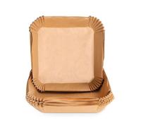 INF Papier cuisson papier jetable pour friteuse à air 50 pièces La nature 20 cm