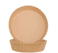 INF Papier jetable pour friteuse à air 50 pièces Marron