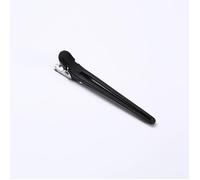 INF Paquet de 10 pinces à cheveux crocodiles avec boucle crocodile Le noir