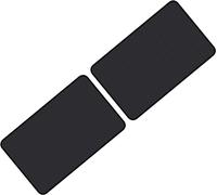 INF Pare-soleil de lunette arrière en fibre de carbone 5D - Magnétique, extra large