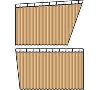 INF Pare-soleil magnétique pour voiture, lot de 4 - protection parfaite Or