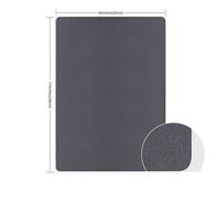 INF Patch auto-adhésif en cuir PU Gris