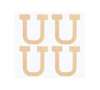 INF Patch correcteur pour ongles incarnés en forme de U (5 feuilles) Beige